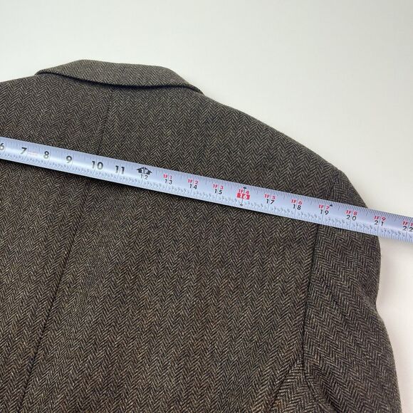 Brooks Brothers 1818 Madison Wool Tweed Blazer 46R Sport Coat Classic Preppy Vtg - Picture 13 of 16